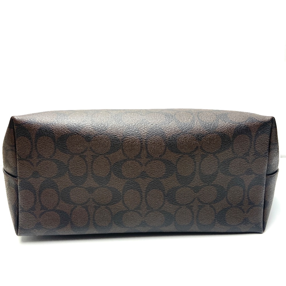 Coach Signature City Zip Tote - Brown True Red - Picture 4 of 5